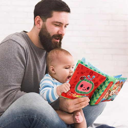 Cocomelon Nursery Ryme Singing Time Plush Libro, Con Toy De