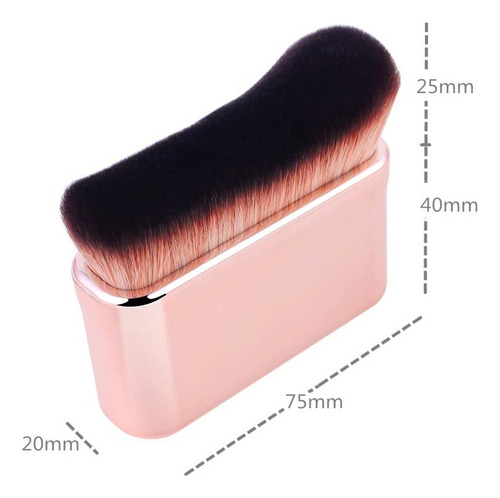 L Pincel Kabuki Pro Body Makeup: Base, Iluminador,