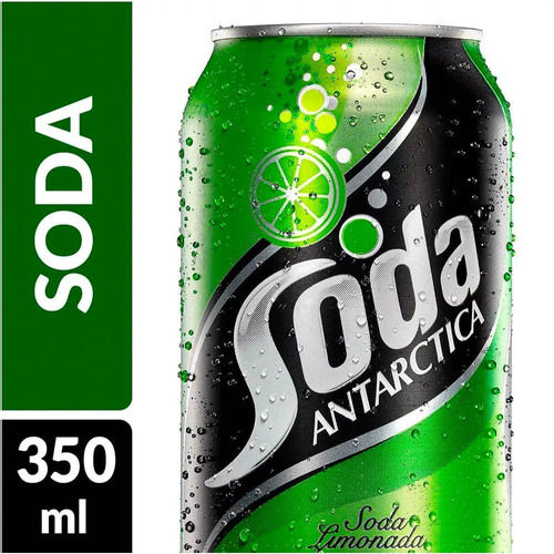 Refrigerante Soda Limonada Antarctica Lata 350ml