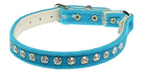 Evans Collars Jeweled Cat Safety Collar With Elastic, Size 1
