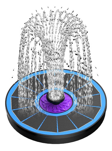 ~? Szmp Solar Fountain 3.5w Bird Bath Fountains With Flower 