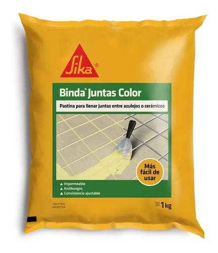 Pastina Binda Juntas Sika 17 Colores Cerámicas X 1 Kg