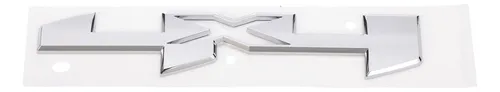 2pc 4x4 Camión De Camión Emblema 3d Platina De Calcomanía De