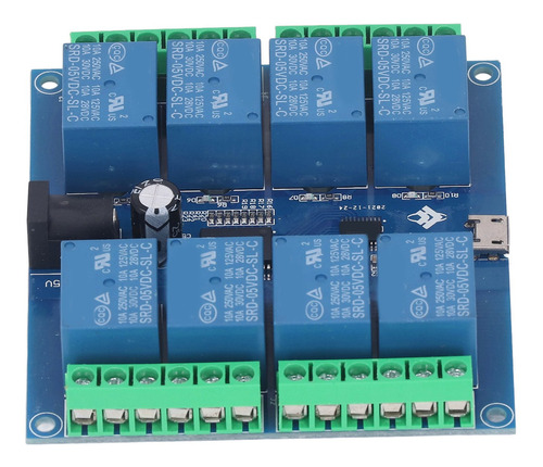 Módulo De Control De Relé, Unidad Usb Gratuita, 8 Canales, 5