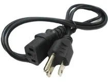 Comprar Cable De Poder Corriente Para Pc Monitores Impresoras 1.5 Mt