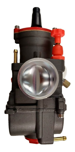 Imagen 7 de 7 de Carburador Cortina Plana Competicion 28 34 Mm Negro Chicler