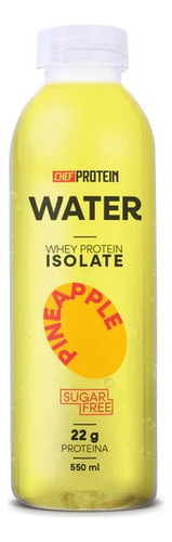Chef Protein Water Agua550ml Whey Protein Isolate 22g Protei