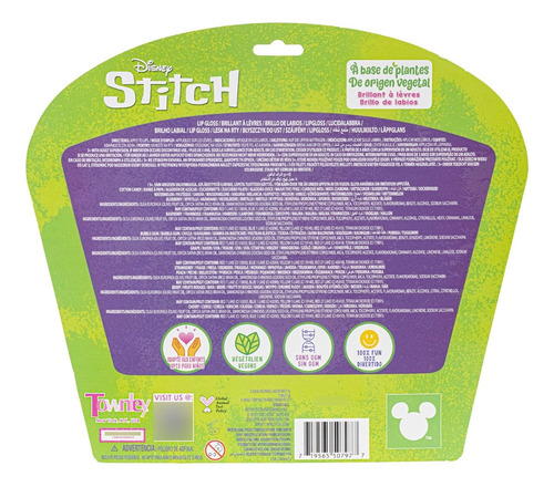 Set De 10 Labiales Disney Stitch Lip Gloss