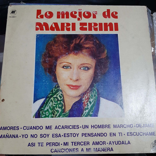 Vinilo Mari Trini Lo Mejor De Mari Trini M6