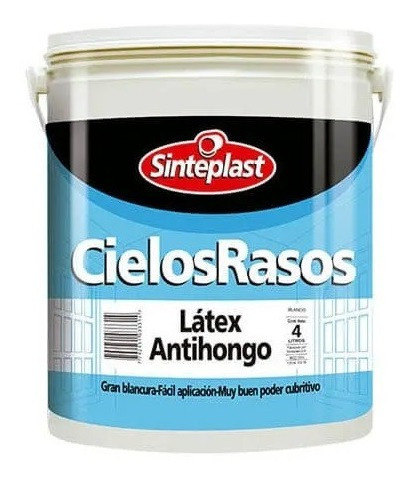 Cieloraso Sinteplast Antihongo 4 Lts - Pintolindo