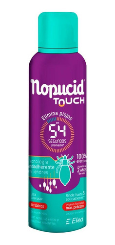 Imagen 2 de 7 de Nopucid Touch Elimina Piojos Liendres En 54 Segundos 145ml