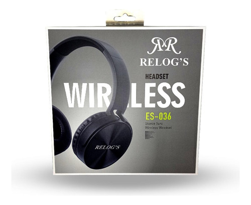 Headset Stereo Bluetooth Relog's Es-036 - Preto