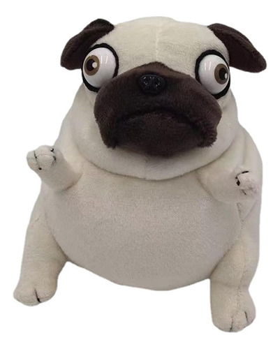 Cwzy Peluche De Pug Divertido, Divertido Perro Carlino Feo