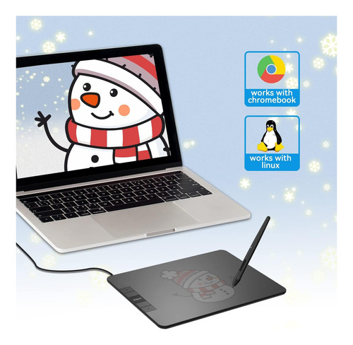 Tableta De Dibujo Pnboo Pn640, 8192 Niveles Profesionales 4