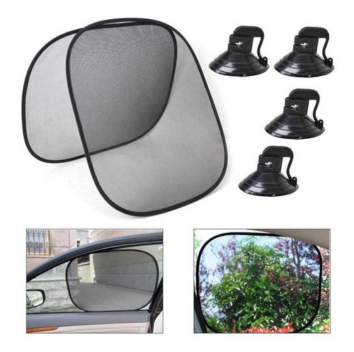 Parasol Para Ventanas Laterales De Auto - 2 Unidades