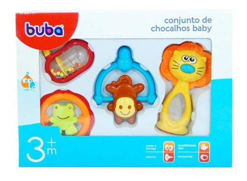 Conjunto De Chocalhos Baby  Buba