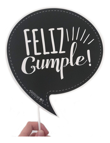 Props Para Fotos Frases Listos Para Usar 22,7cm X 40 Unid