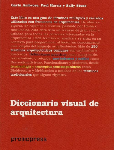 Libro Diccionario Visual De Arquitectura De Gavin Ambrose Sa