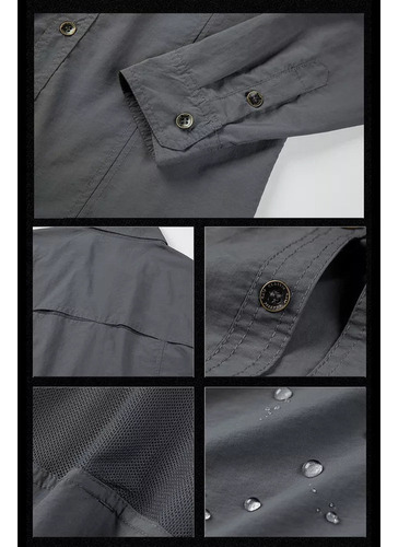 Camisas Masculinas Leve De Secagem Rápida Camisa Tática