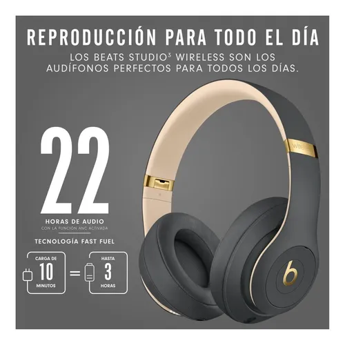 Auriculares Beats Studio³ Wireless - Shadow gray