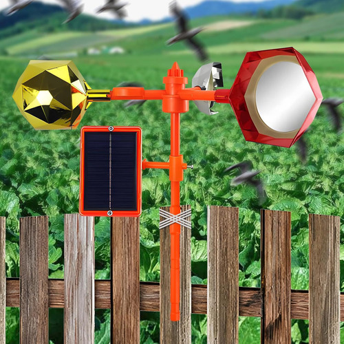 Dispositivo De Disuasión De Pájaros Voice Con Energía Solar.