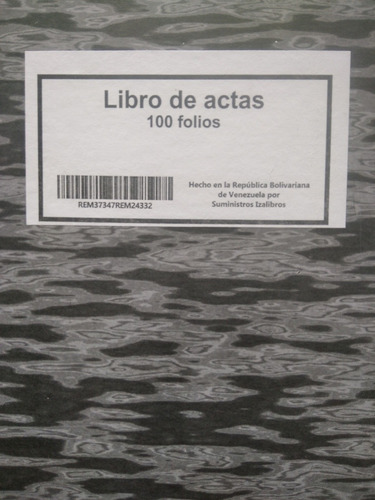 Libro De Acta De 100 Folio.