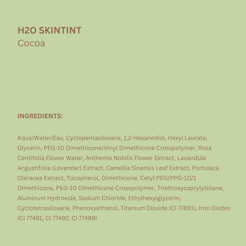 Gel Facial Colorido Pixi Beauty H2o Skintint 35 Ml De Cacau