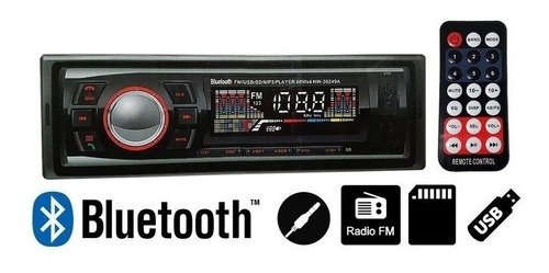 Radio Automotivo Com Bluetooth Mp3 Player Fm Carro Som Usb 