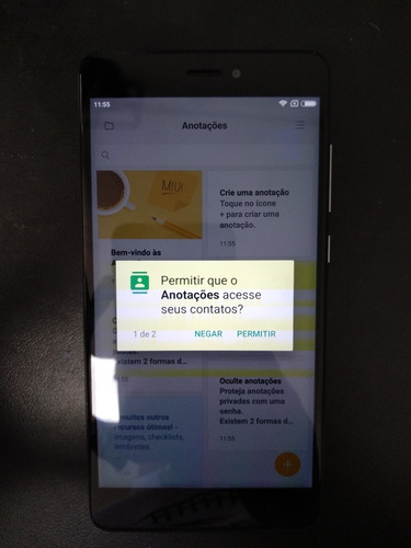 Celular Redmi Note 4 32gb Cinza Tela Está Amarela