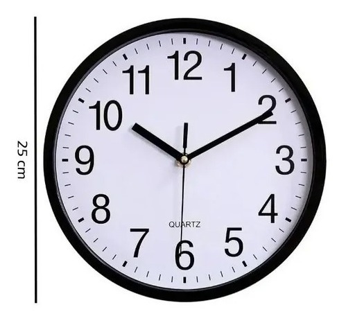 Imagen 3 de 3 de Reloj De Pared Minimalista Grande Clásico - Gorsh Envio