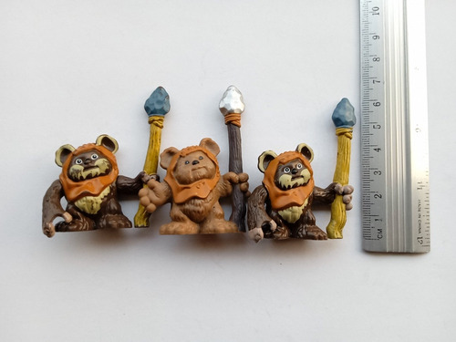Lote D Ewoks Galactic Heroes, Star Wars (Usado)