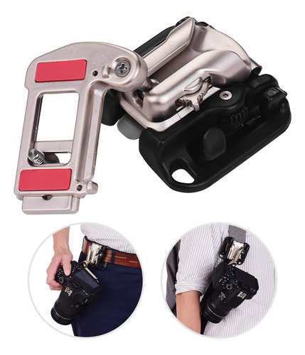 Hebilla Para Cinturón Con Funda Canon Sony Para Colgar Cámar