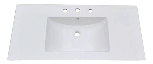 Bacha Encastre Maral Loza 100x46 Cm 3 Agujeros Baño Vanitory