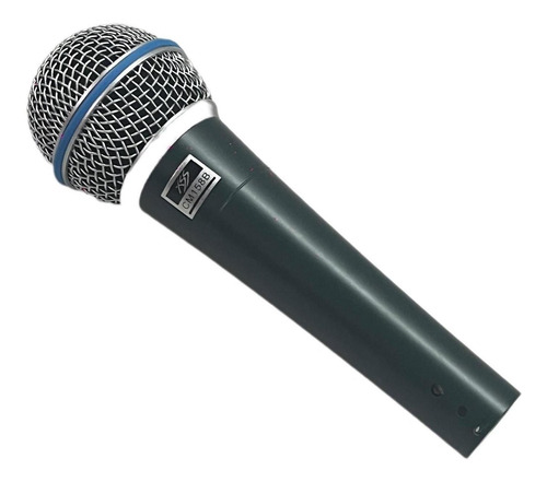 Microfono Alambrico Xss Cm-158b Para Grabacion Profesional Color Gris