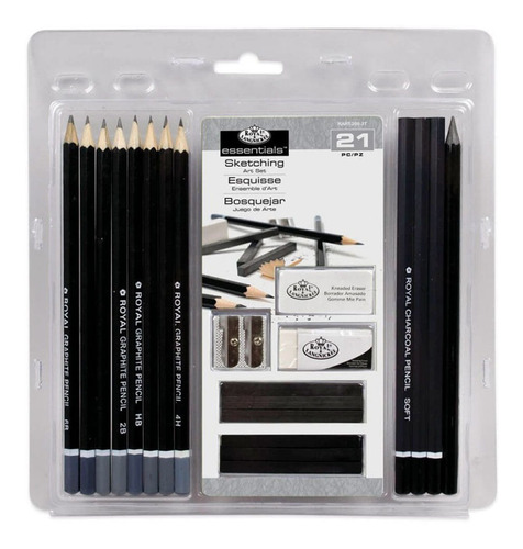 Kit Básico Para Desenho Royal & Langnickel 21 Peças