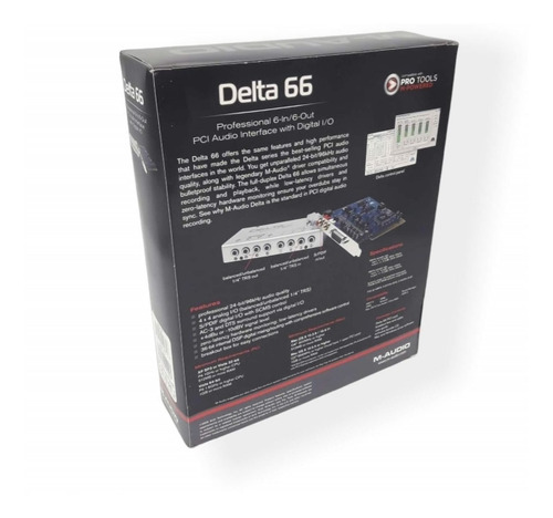 Placa De Audio Pci M-audio Delta 66 C/modulo Externo