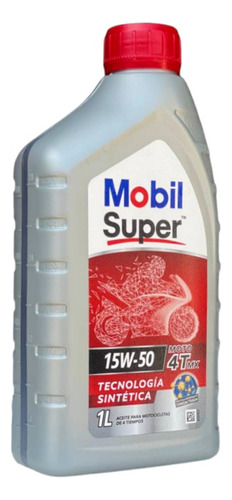 Aceite Mobil 15w-50 Para Moto 4t Semi Sintético 