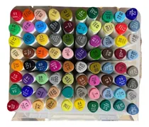 Comprar Plumones Artísticos 80 Unid Doble Punta Para Dibujos, Manga
