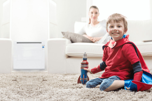 Radiador Eléctrico Mural Convector Acumulador - 2000 Watts Color Blanco