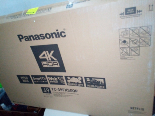 Televi Smart Led 49' 4k Panasonic,uso  Mínimo.ver Fotos Caja