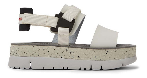 Sandalias Camper Oruga Up White Mujer