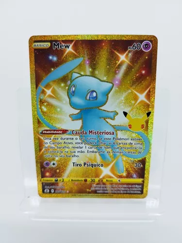 Card Pokemon Mew - Celebrações 25 Anos Original Copag | Jogo de Tabuleiro  Original Copag Nunca Usado 62917512 | enjoei