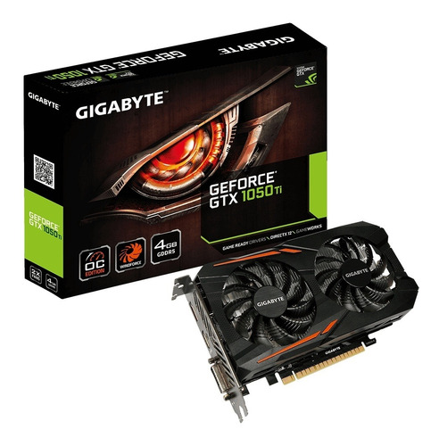 Imagen 1 de 10 de Tarjeta De Vídeo Gigabyte Nvidia Geforce Gtx 1050 Ti Oc