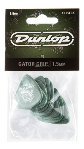 Kit 12 Palhetas Dunlop Gator Grip 1.50 Mm Usa - 417p1.50 