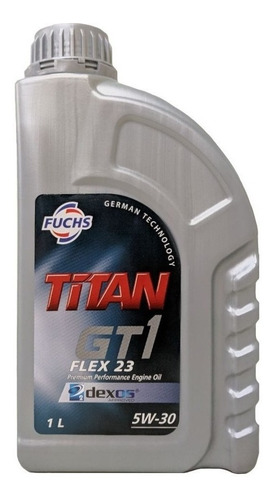 Kit 3 Óleo Fuchs 5w30 Sn Titan Gt1 Flex 23 Sintético 1l