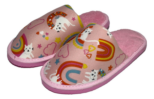 Pantuflas Corderito Niña Rosa Lma202rs