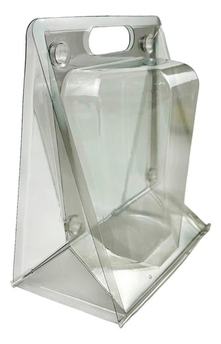 Embalagem Torre Cristal Flip 5un F10 P/ Bolos E Docinhos