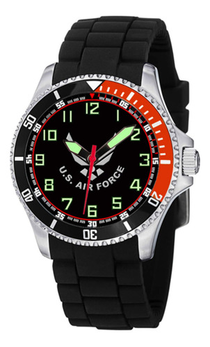 Aqua Force Air Force - Reloj De Buceo Con Caja De Acero Inox