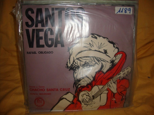 Vinilo Cacho Santa Cruz Malvicino Santos Vega Rafael Obli F3