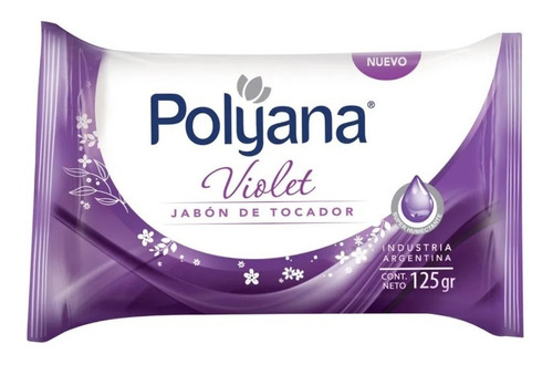 Jabón De Tocador Polyana Violet 125 Gramos (cod 6178)